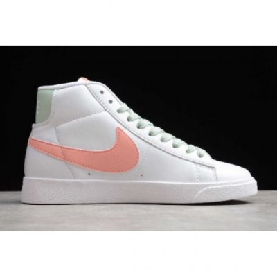 Nike Bayan Blazer Mid Vintage Sued Beyaz / Mercan Kaykay Ayakkabı Türkiye - 7G5QFWD9